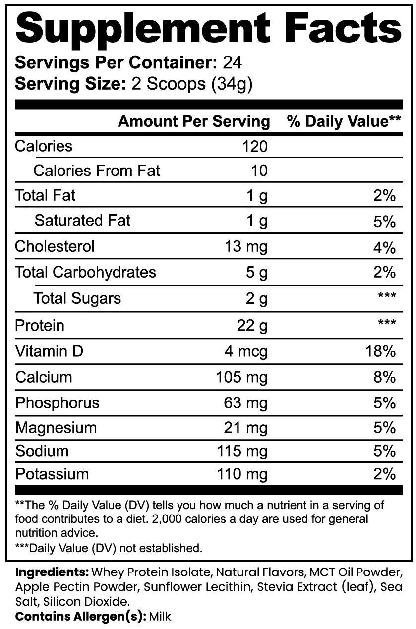 Vanilla Whey Protein Isolate for Lean Muscle and Recovery - Image 6