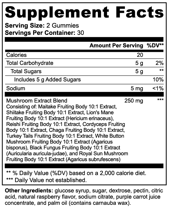 Mushroom Complex Gummies for Focus and Energy - Image 6