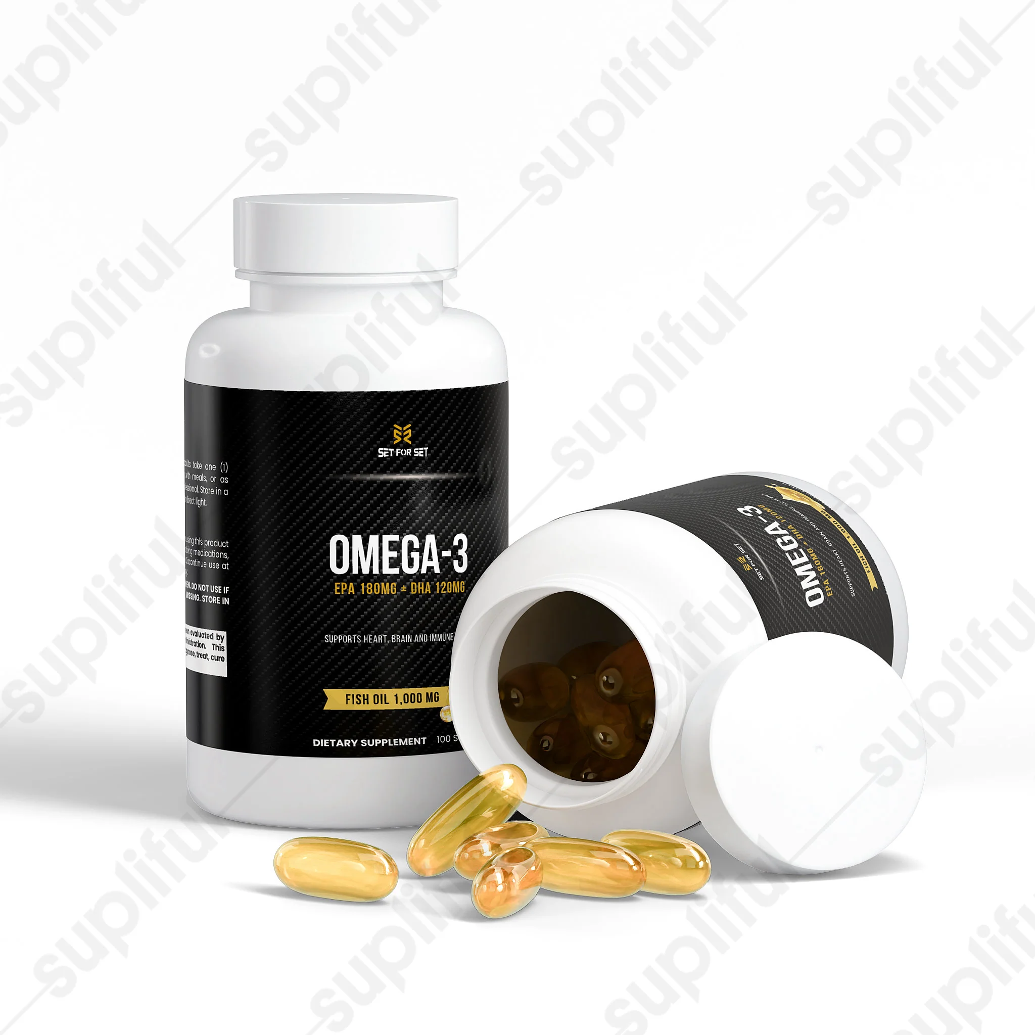 Omega-3 Fish Oil Softgels for Heart, Brain and Vision - Image 4