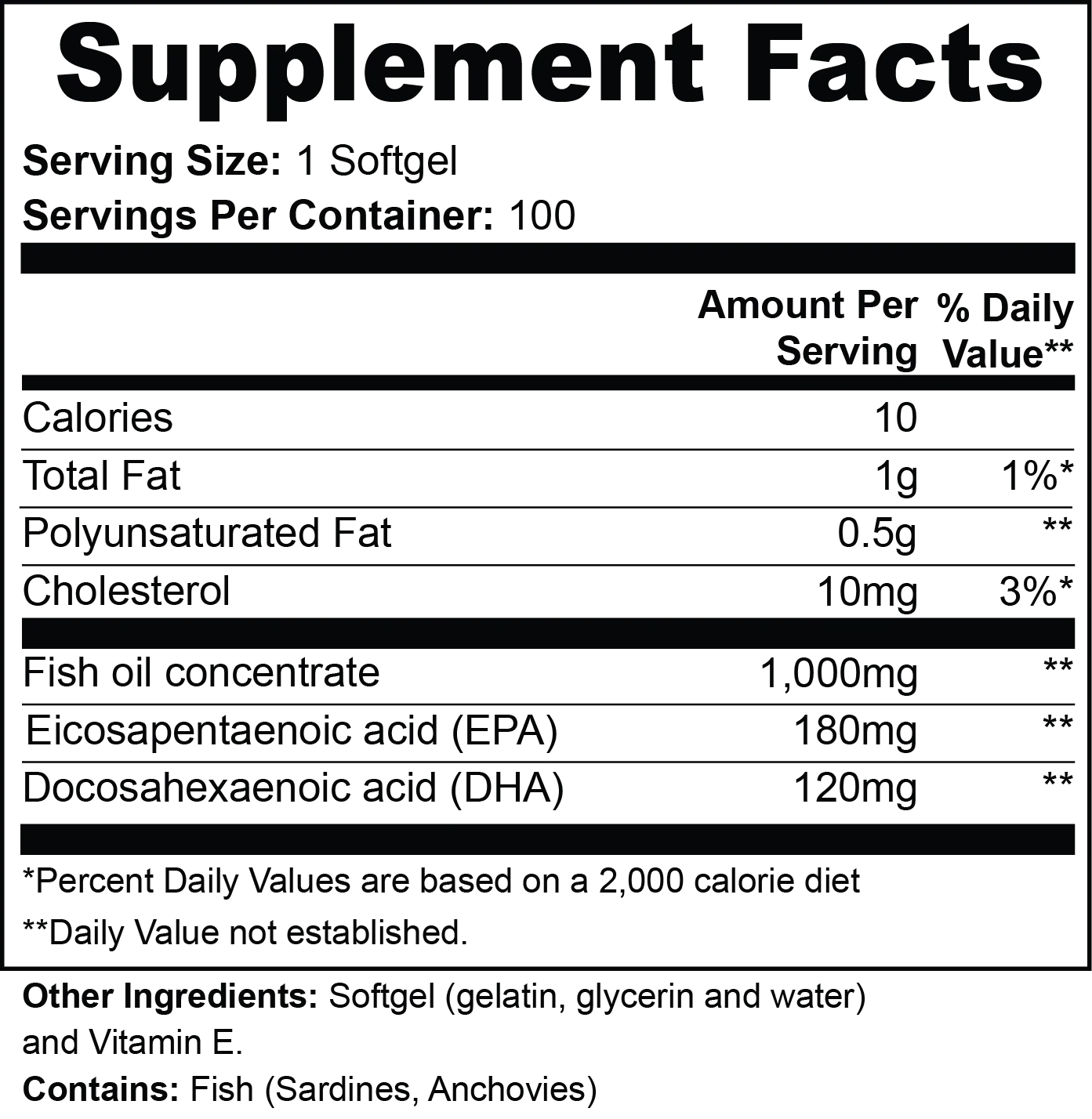 Omega-3 Fish Oil Softgels for Heart, Brain and Vision - Image 5