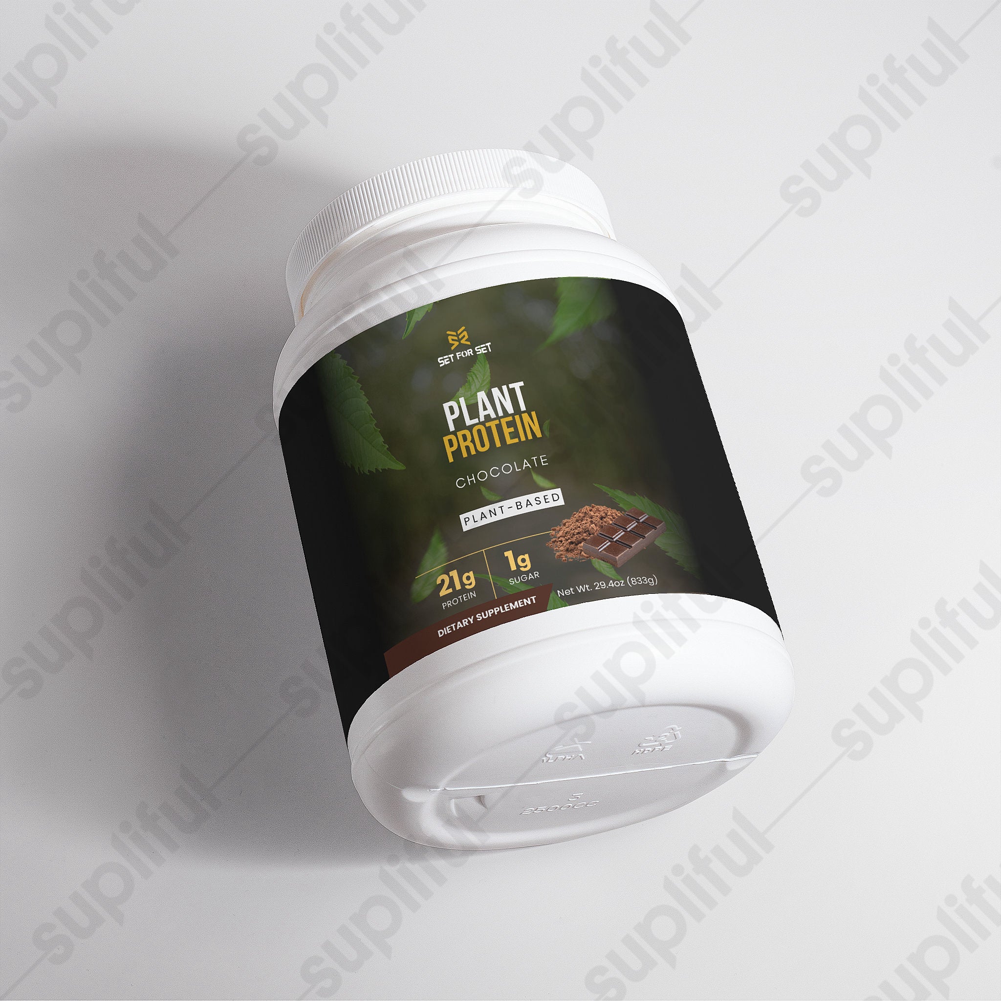 Chocolate Plant Protein Powder for Muscle Recovery - Image 3