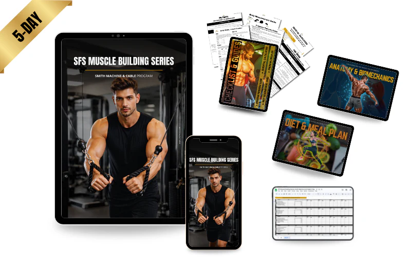 SFS Muscle Building Series - Smith Machine & Cable (3-Day, 4-Day, 5-Day, or Customized) - Image 3
